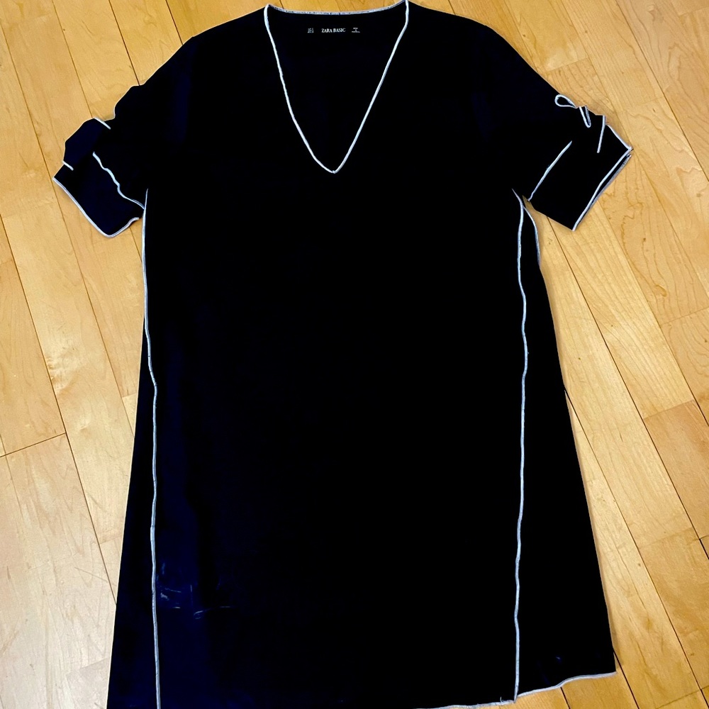 Zara navy mini dress